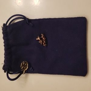 Rose gold Tory Burch studs